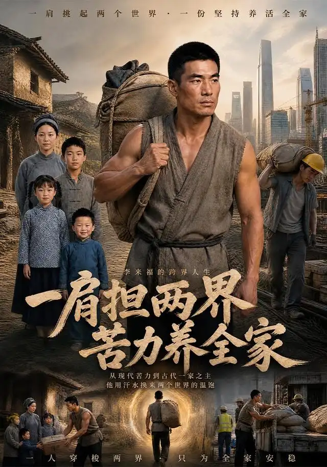 一肩担两界，苦力养全家（60集）AI短剧