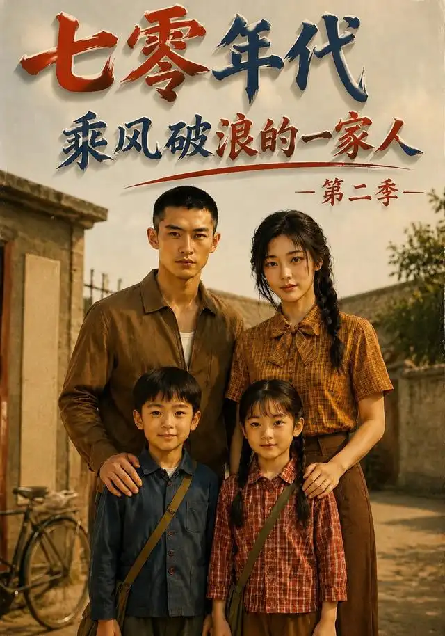 七零年代，乘风破浪的一家人第二季（163集）AI短剧