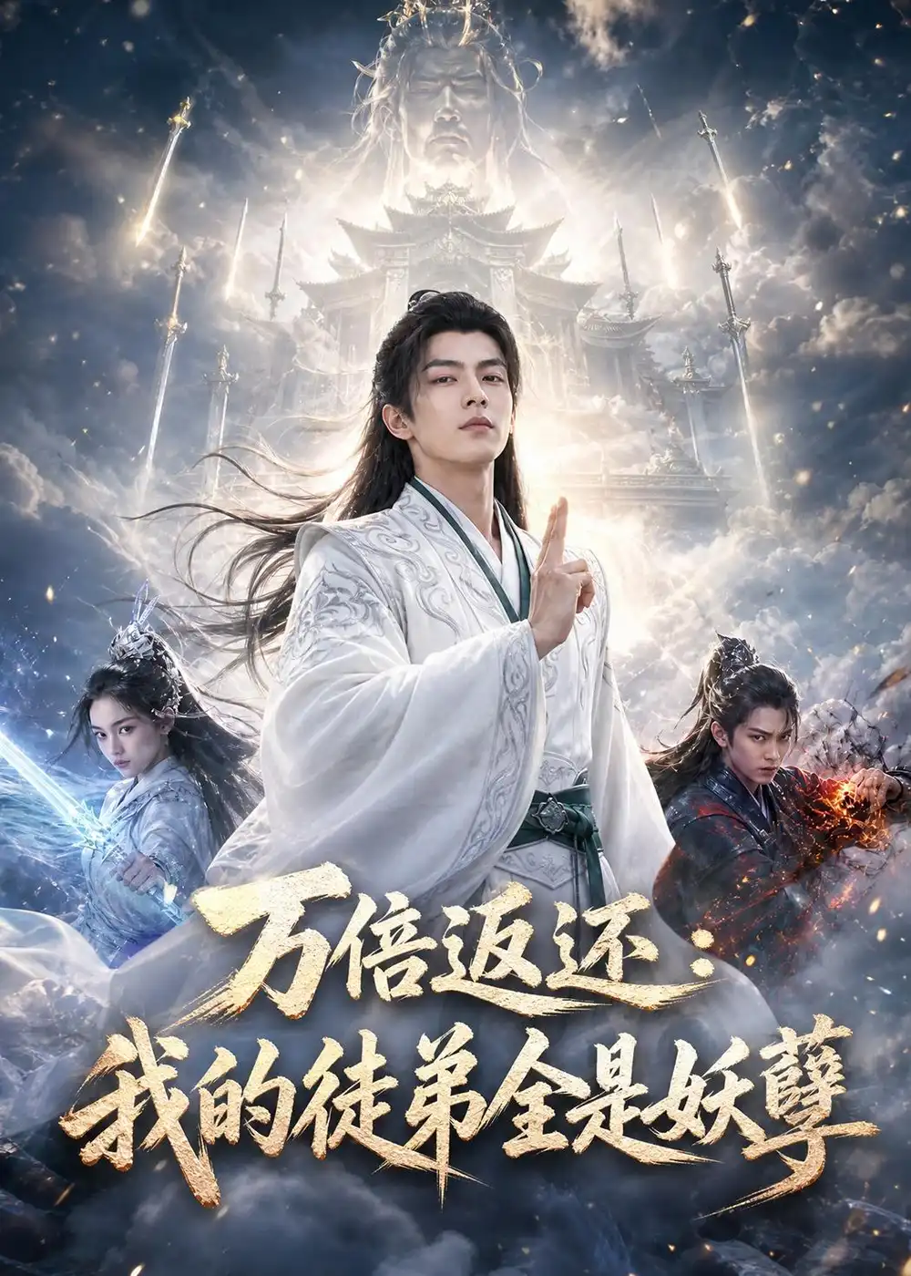 万倍返还我的徒弟全是妖孽（69集）AI短剧