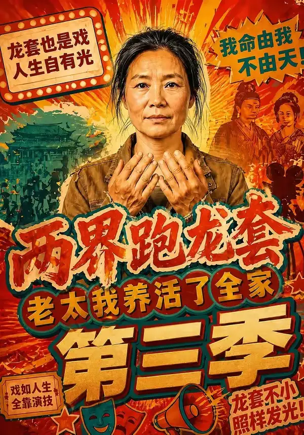 两界跑龙套老太我养活了全家第三季（80集）AI短剧