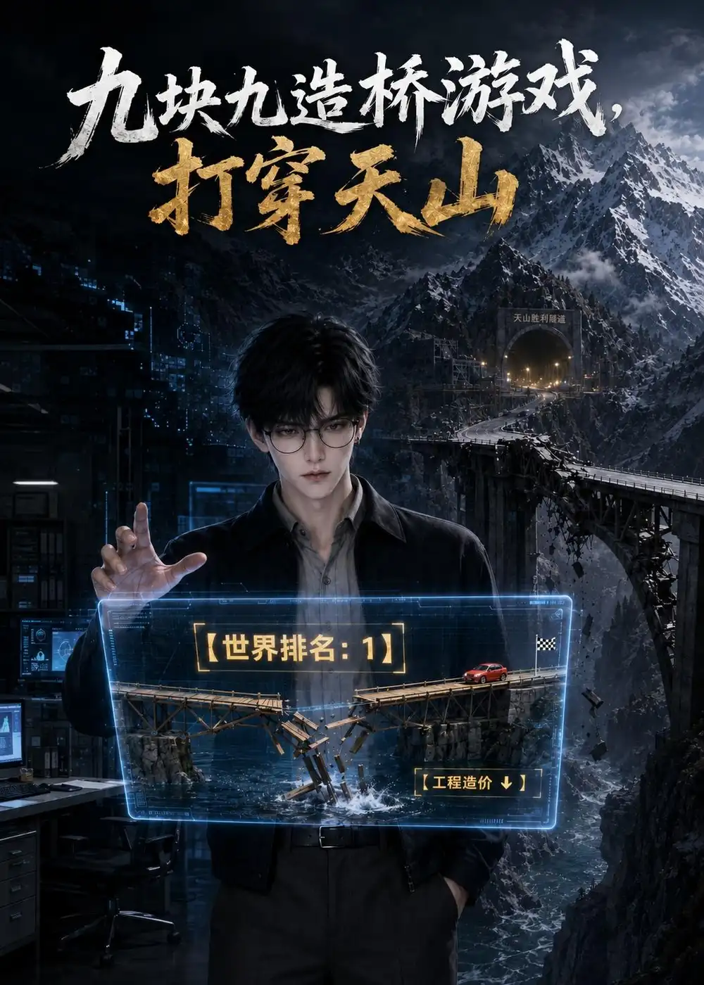 九块九造桥游戏，打穿天山（213集）