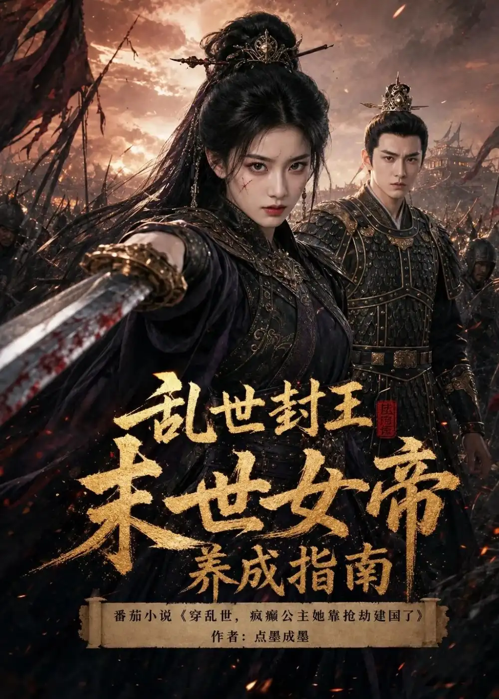 乱世封王末世女帝养成指南（100集）AI短剧