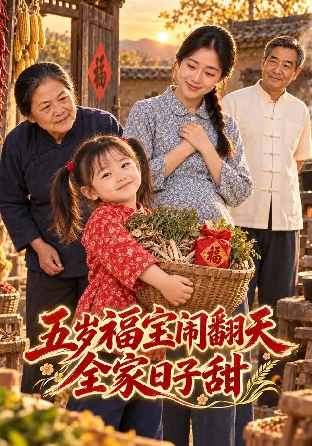 五岁福宝闹翻天，全家日子甜（109集）AI短剧