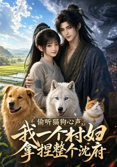 偷听猫狗心声我一个村妇拿捏整个沈府（34集）AI短剧