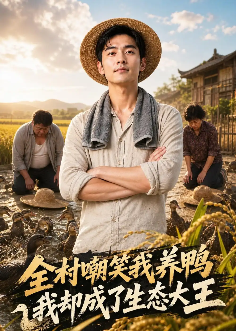 全村嘲笑我养鸭我却成了生态大王（39集）AI短剧