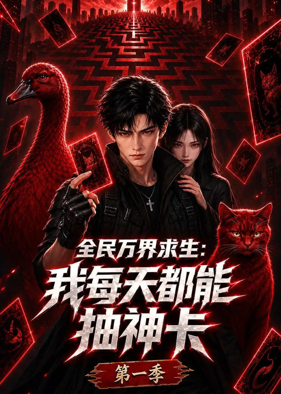 全民万界求生：我每天都能抽神卡第一季（96集）