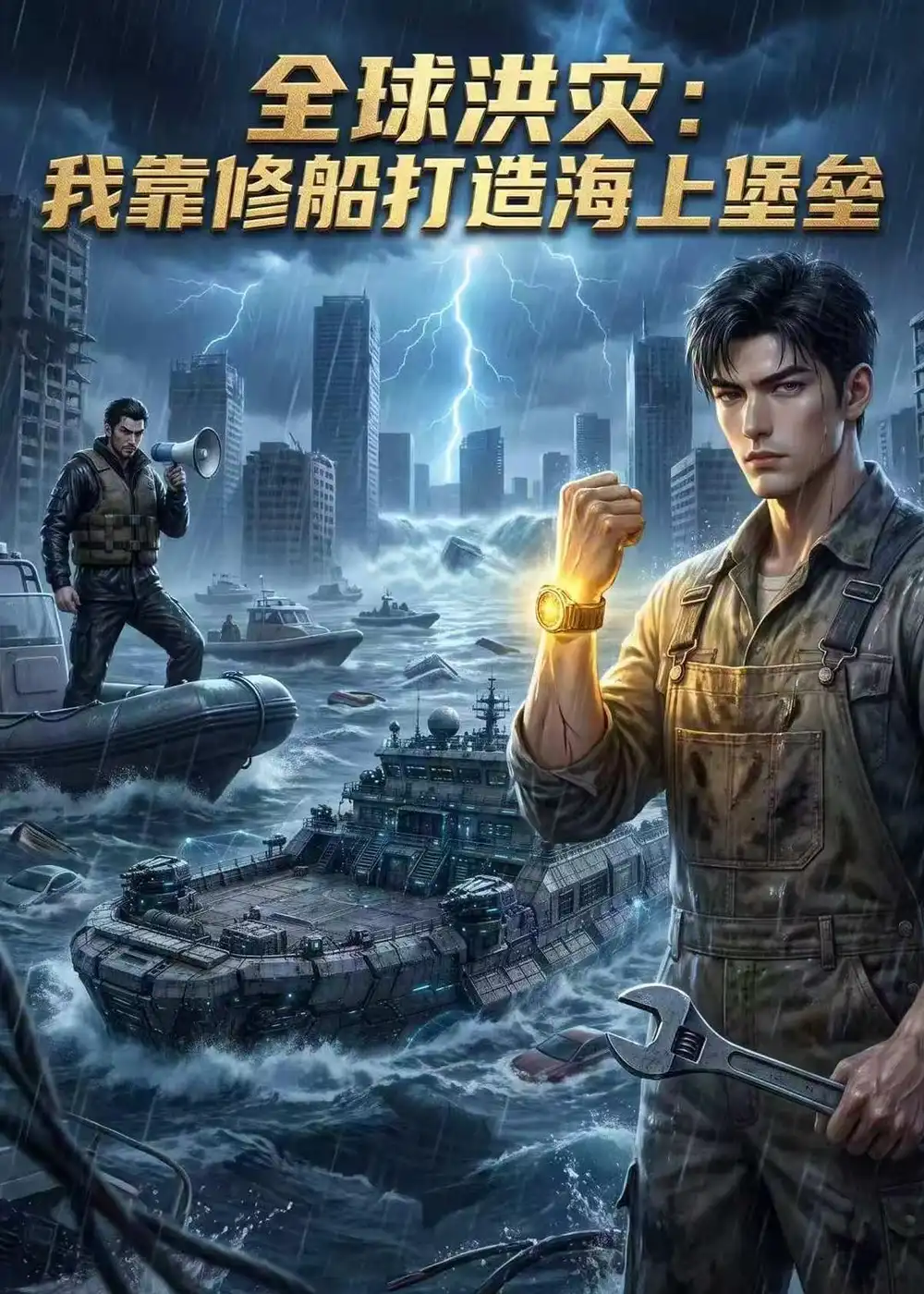 全球洪灾_我靠修船打造海上堡垒第一季（82集）