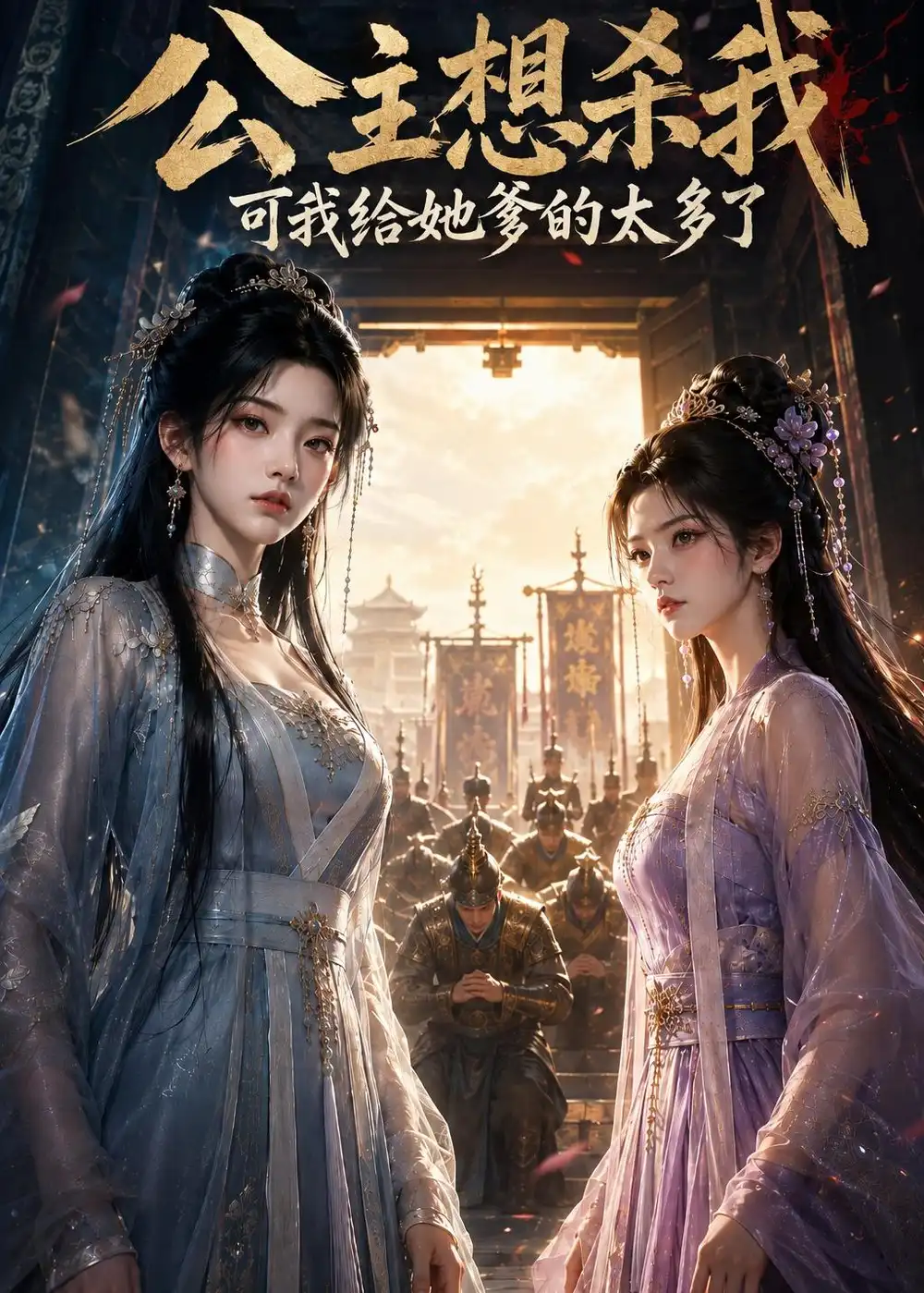 公主想杀我可我给她爹的太多了（46集）AI短剧