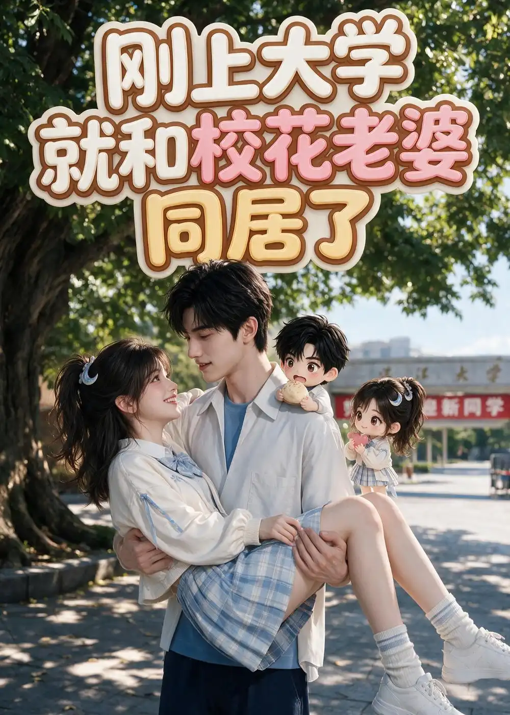 刚上大学就和校花老婆同居了（138集）