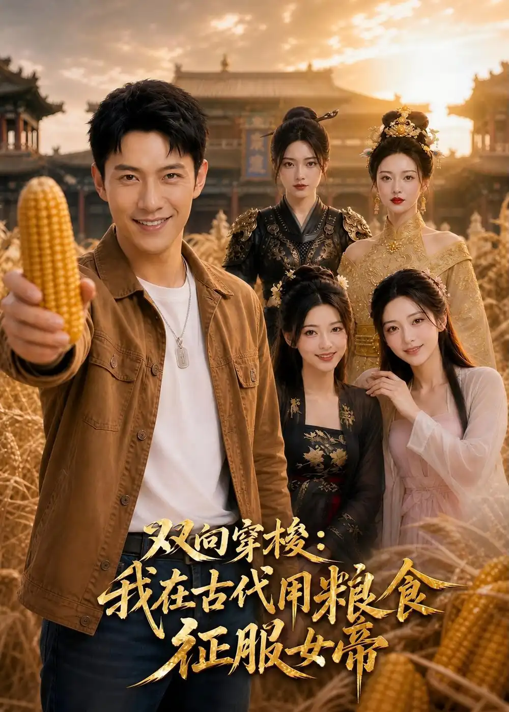 双向穿梭我在古代用粮食征服女帝（81集）Ai短剧