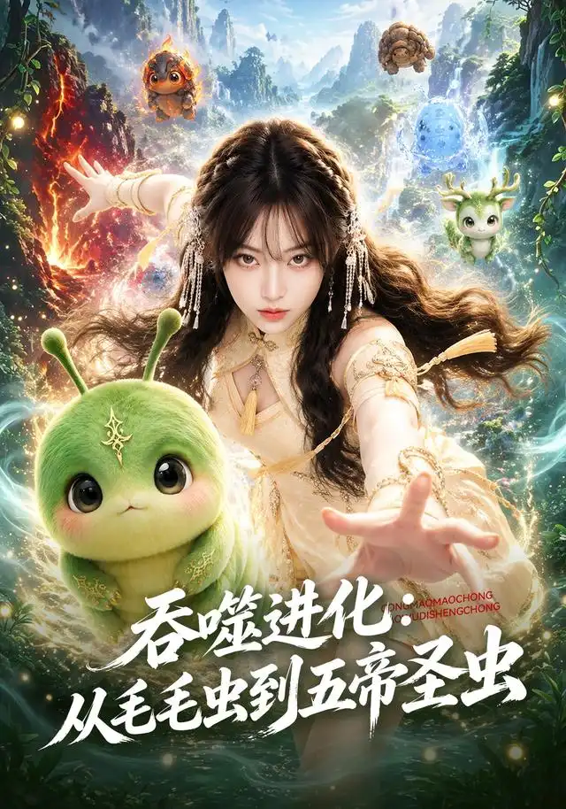 吞噬进化：从毛毛虫到五帝圣虫（75集）AI短剧