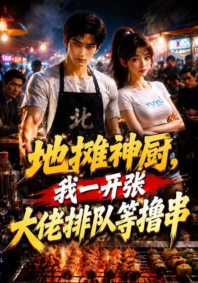 地摊神厨，我一开张大佬排队等撸串（93集）