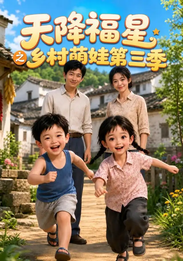 天降福星之乡村萌娃第三季（97集）AI短剧