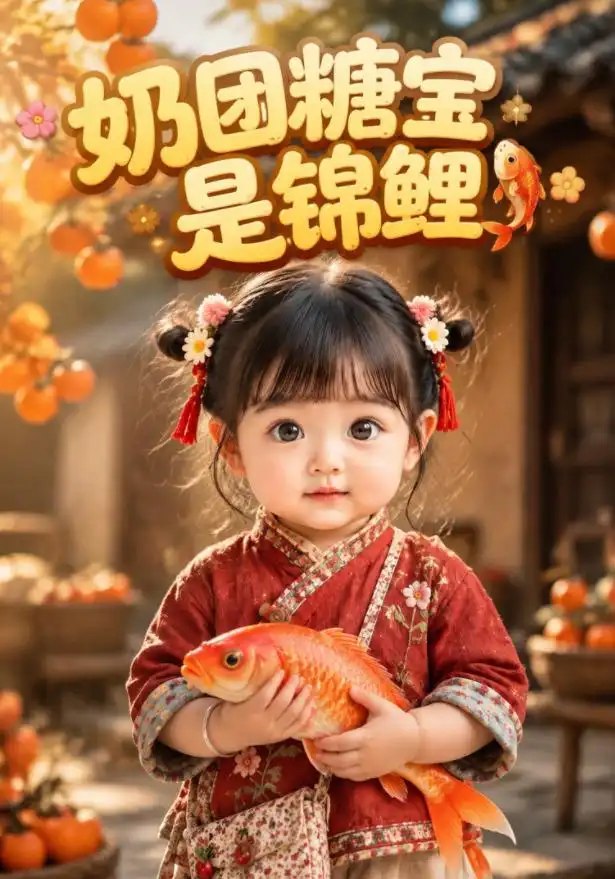 奶团糖宝是锦鲤（134集）AI短剧