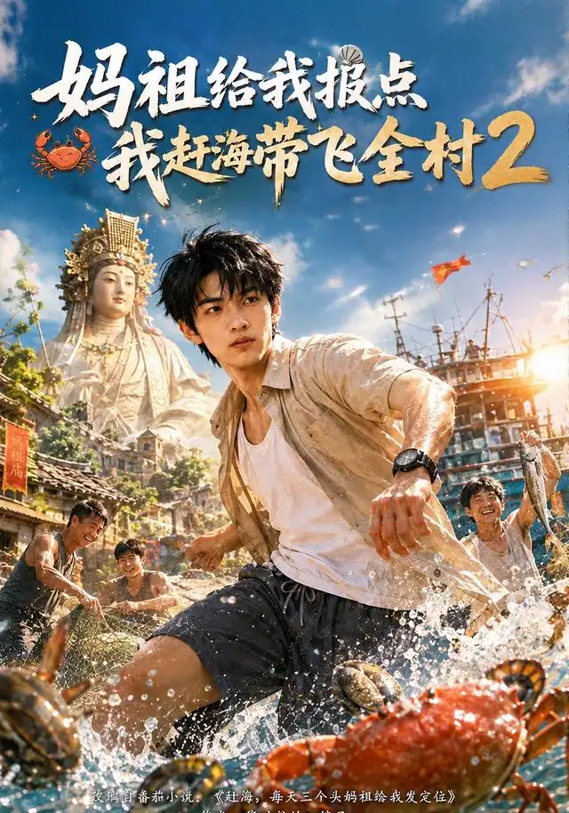 妈祖给我报点，我赶海带飞全村2（365集）AI短剧