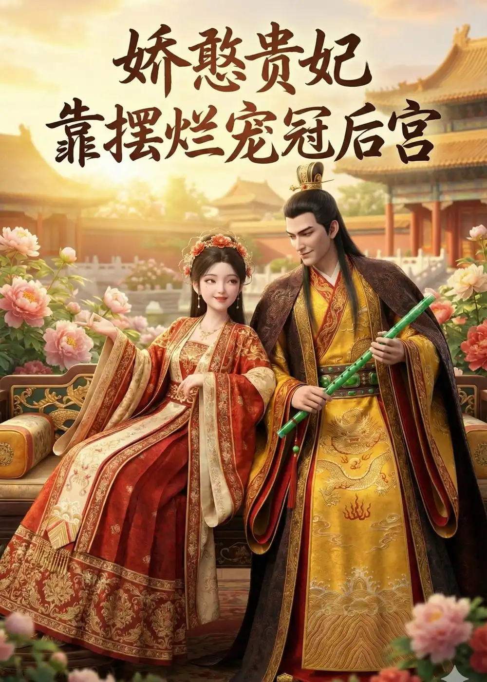 娇憨贵妃靠摆烂宠冠后宫（56集）Ai短剧