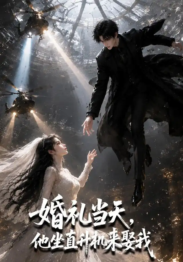 婚礼当天他坐直升机来娶我（65集）AI短剧