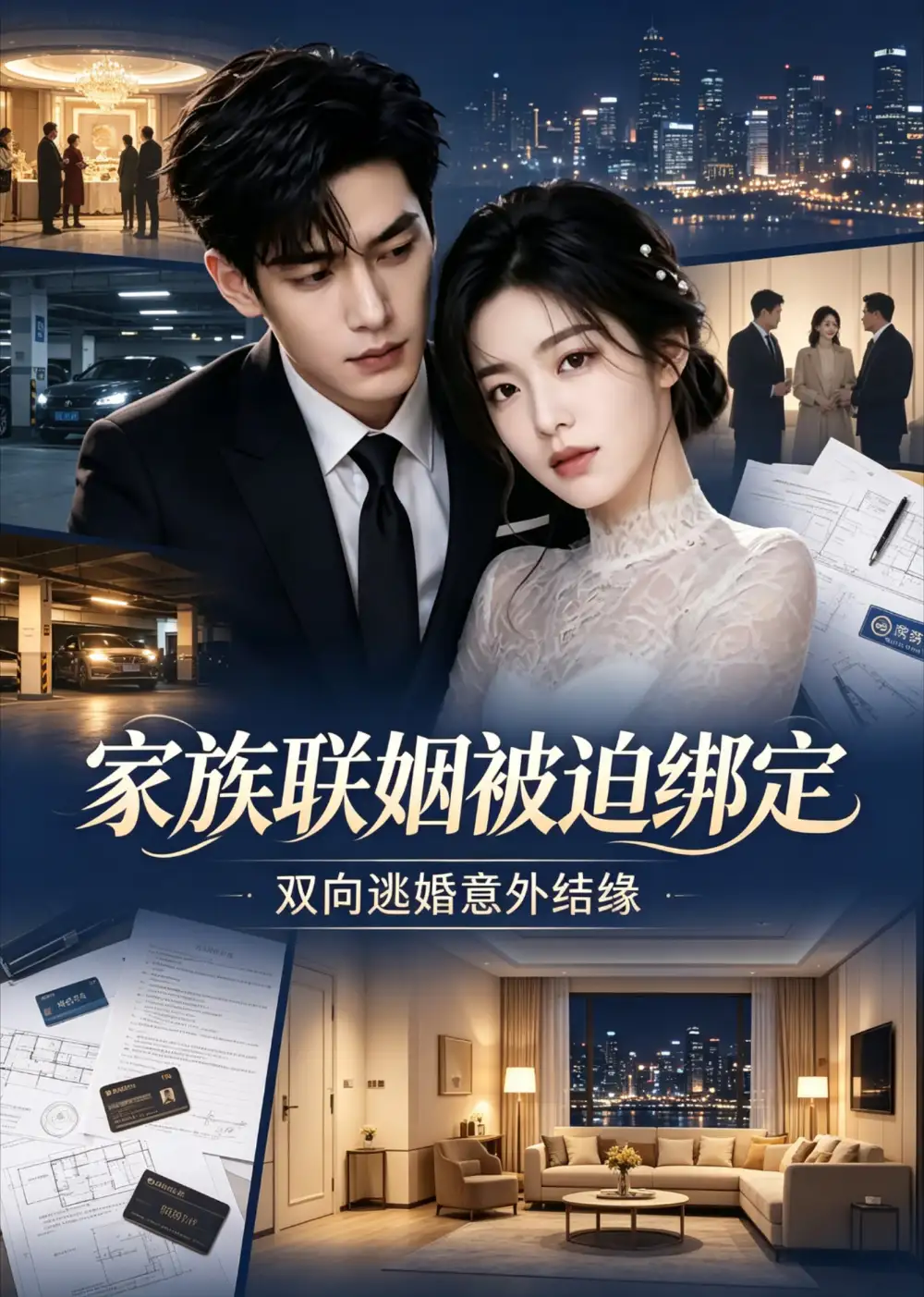 家族联姻被迫绑定，双向逃婚意外结缘（43集）