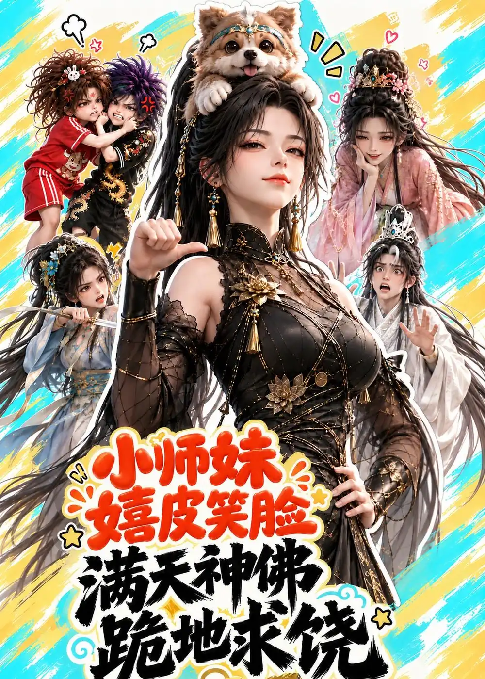 小师妹嬉皮笑脸，满天神佛跪地求饶(75集)