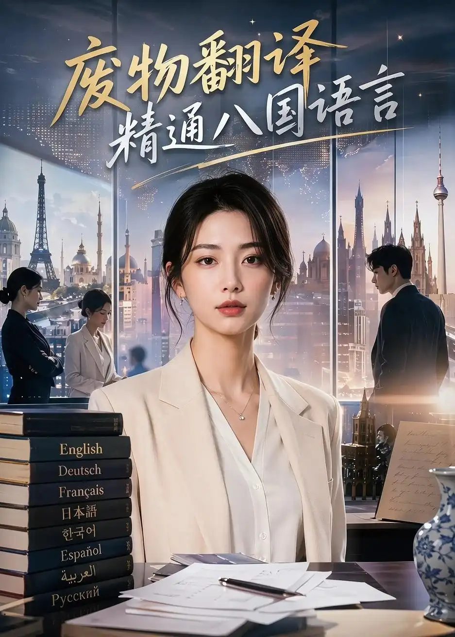废物翻译精通八国语言（54集）AI短剧
