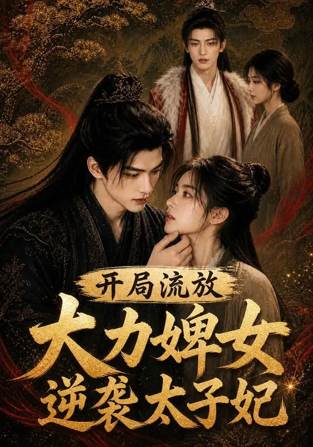 开局流放大力婢女逆袭太子妃（111集）AI短剧