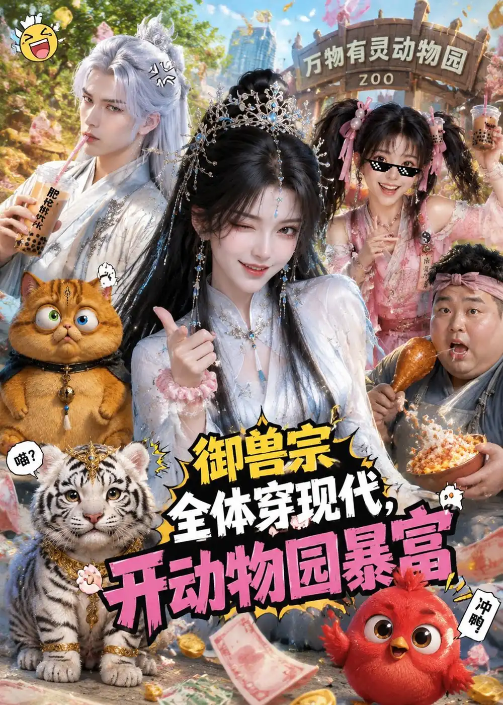 御兽宗全体穿现代，开动物园暴富（143集）