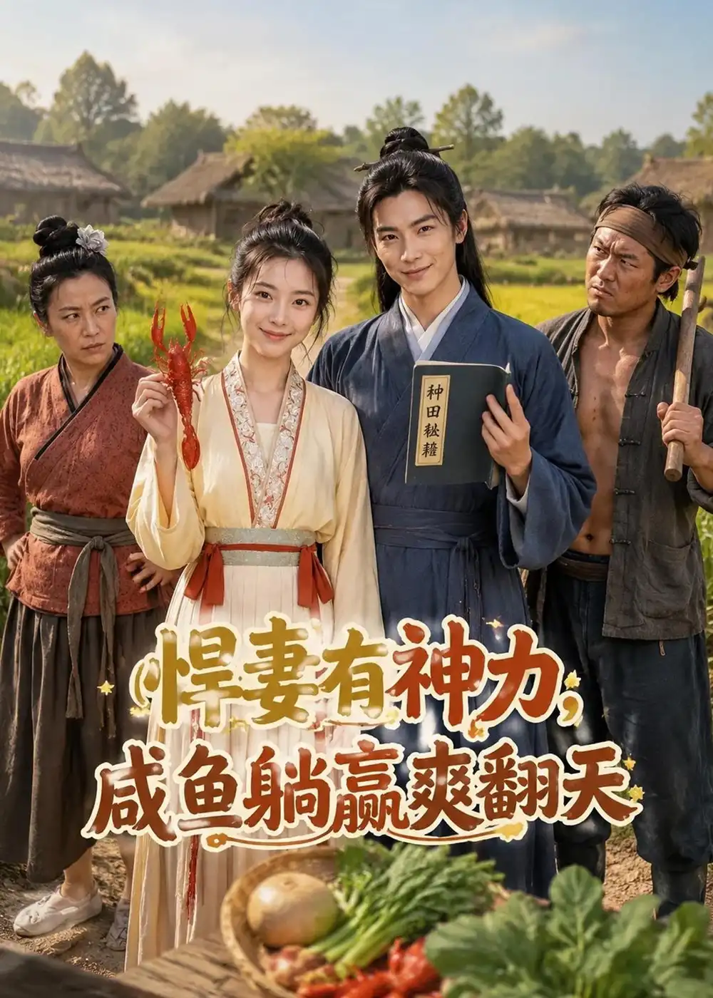 悍妻有神力咸鱼躺赢赢翻天（69集）AI短剧