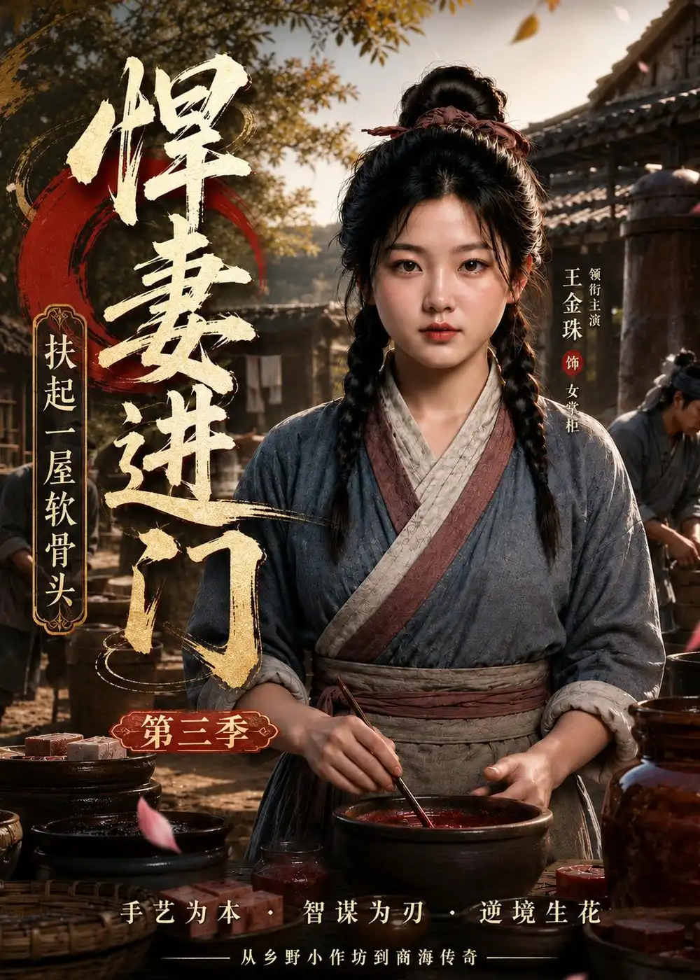 悍妻进门扶起一屋软骨头第三季（60集）AI短剧