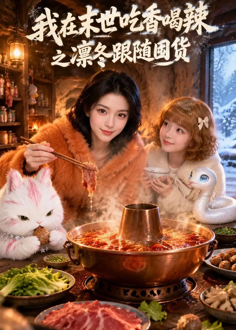我在末世吃香喝辣之凛冬跟随囤货（164集）