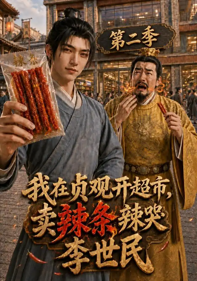 我在贞观开超市，卖辣条辣哭李世民第二季（140集）AI短剧
