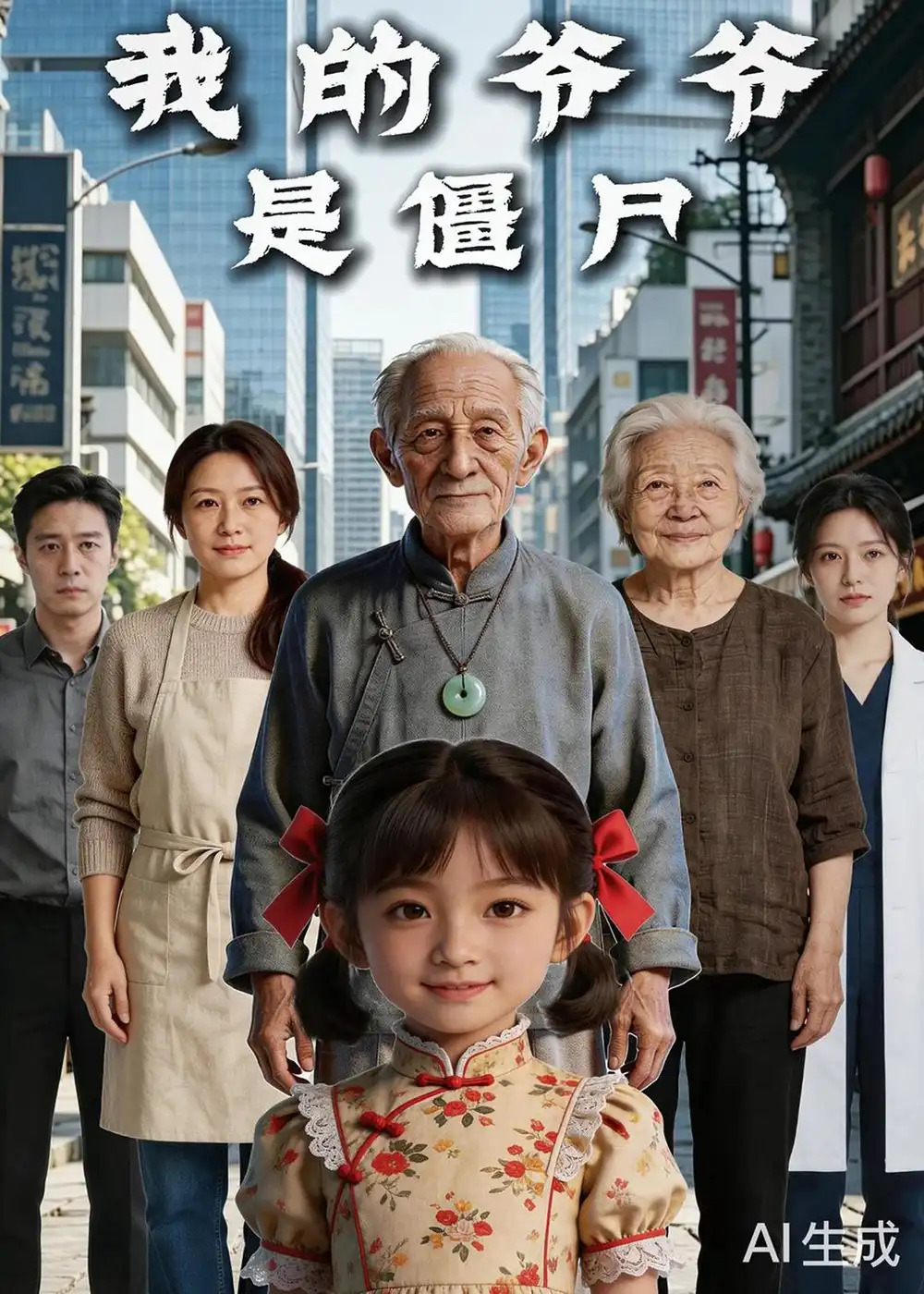我的爷爷是僵尸（11集）AI短剧