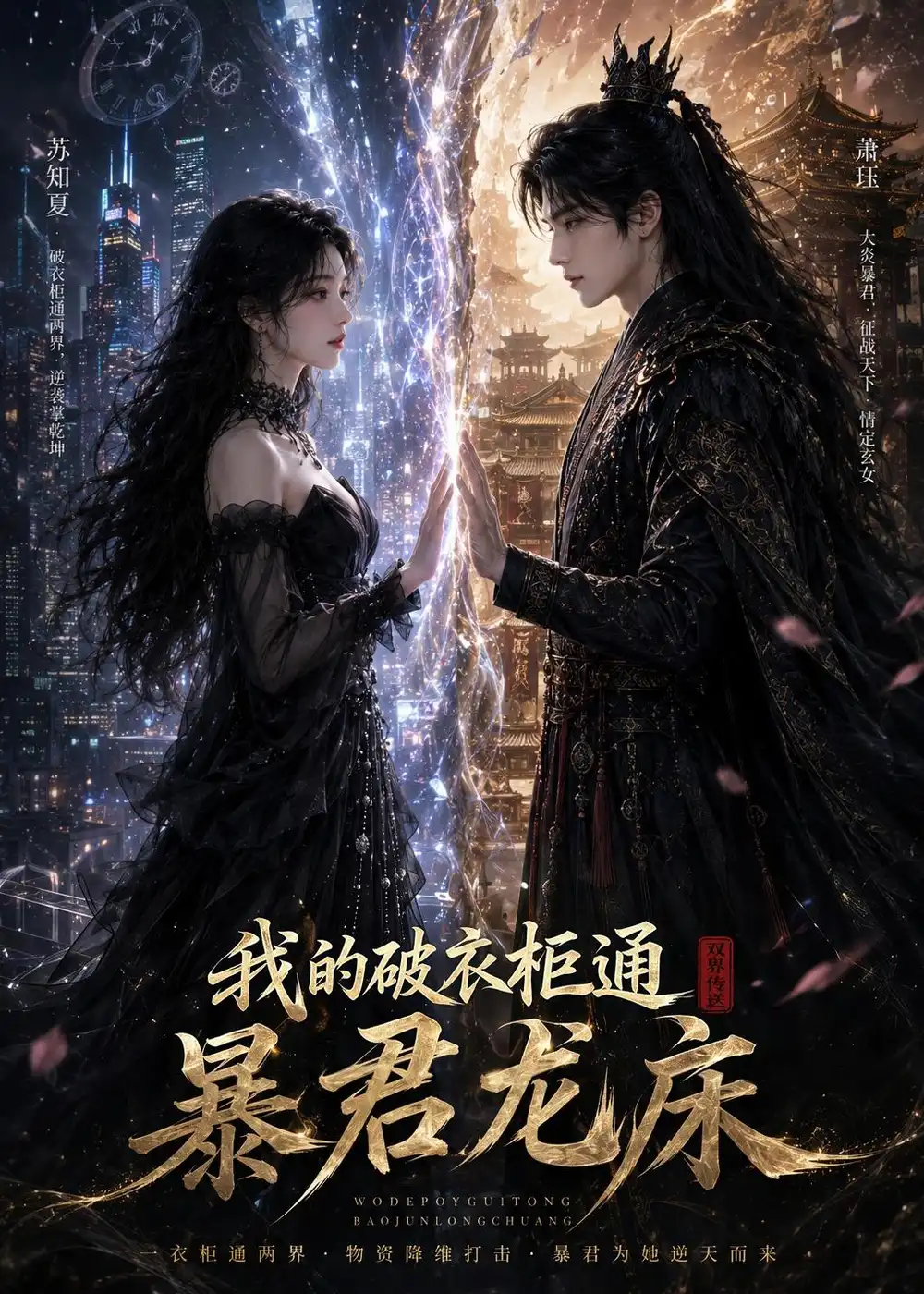 我的破衣柜通暴君龙床（60集）AI短剧
