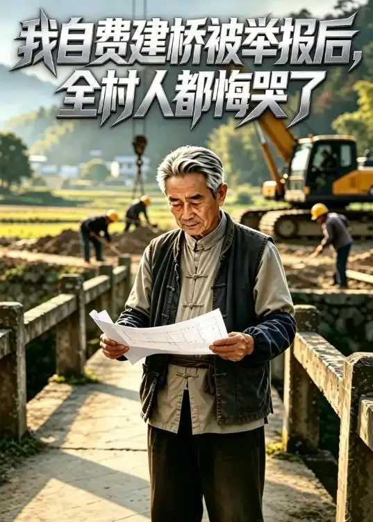 我自费建桥被举报后全村人都悔哭了（53集）AI短剧