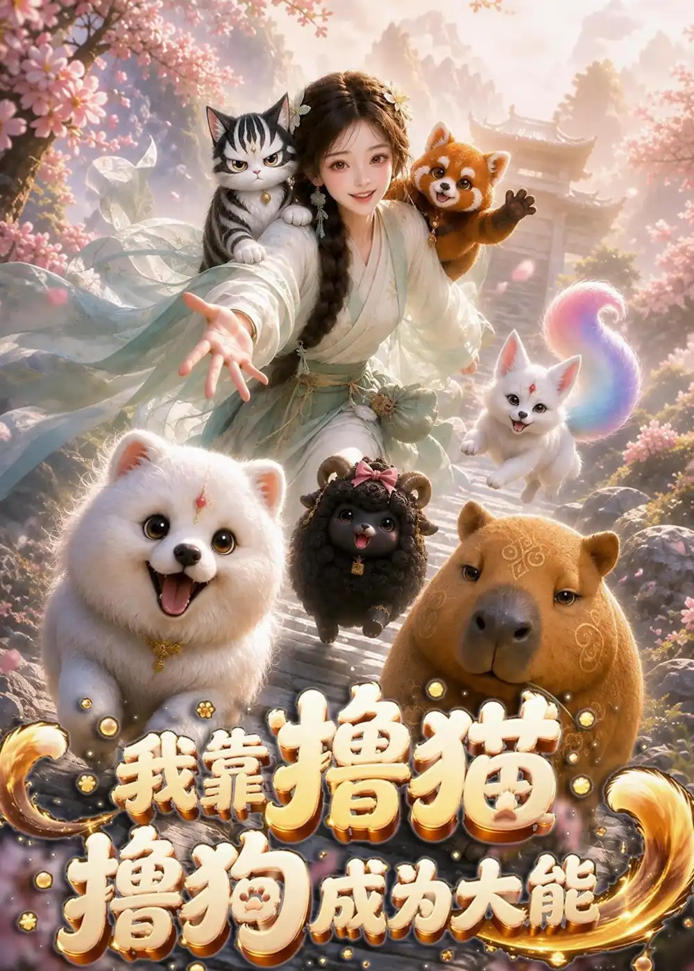 我靠撸猫撸狗成为大能（80集）