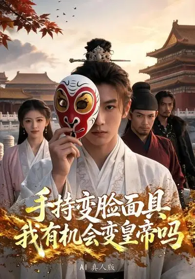 手持变脸面具我有机会变皇帝吗AI真人版（105集）