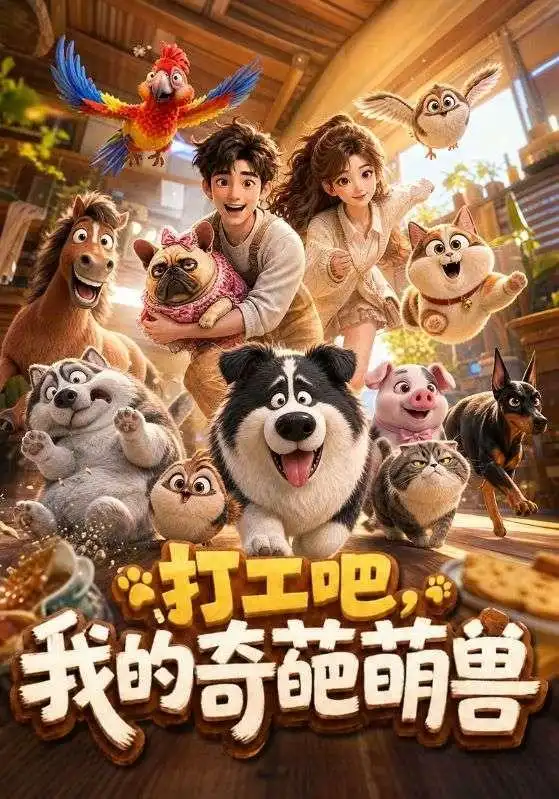 打工吧，我的奇葩萌兽（110集）AI短剧
