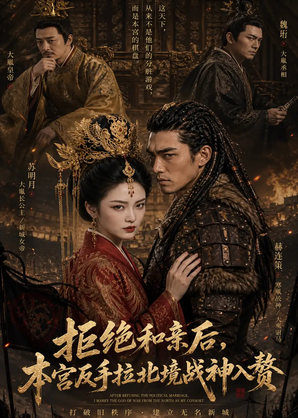 拒绝和亲后，本宫反手拉北境战神入赘（15集）