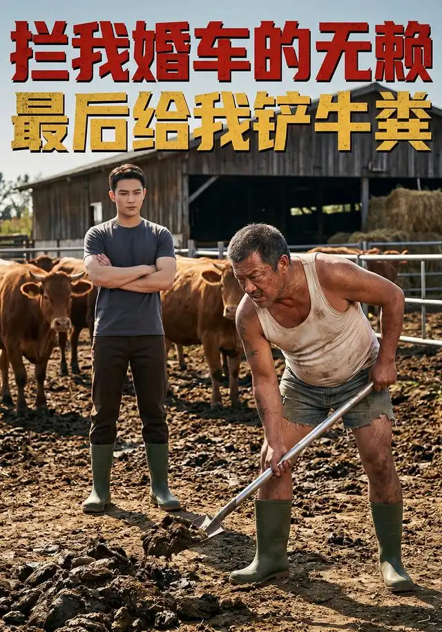 拦我婚车的无赖，最后给我铲牛粪（33集）AI短剧