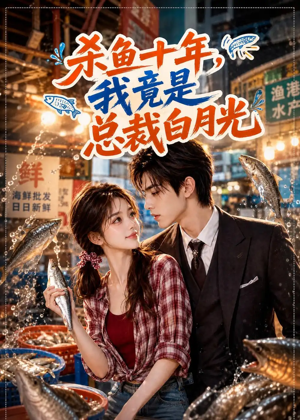 杀鱼十年，我竟是总裁白月光（80集）