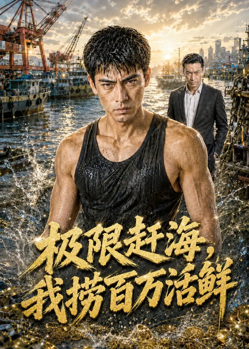 极限赶海我捞百万活鲜（22集）AI短剧