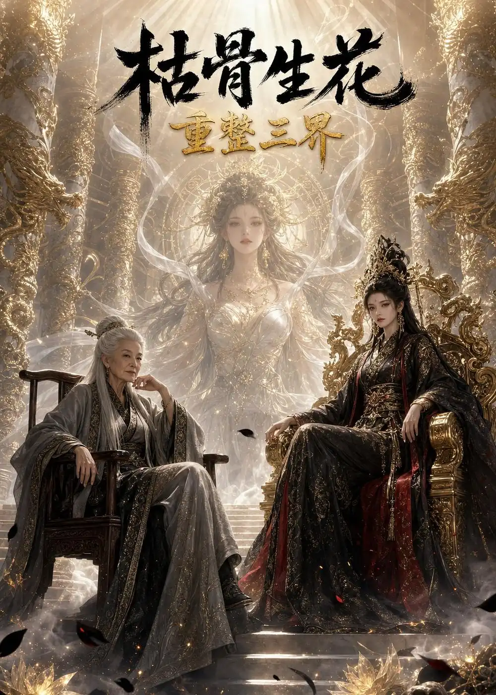 枯骨生花重整三界（56集）AI短剧