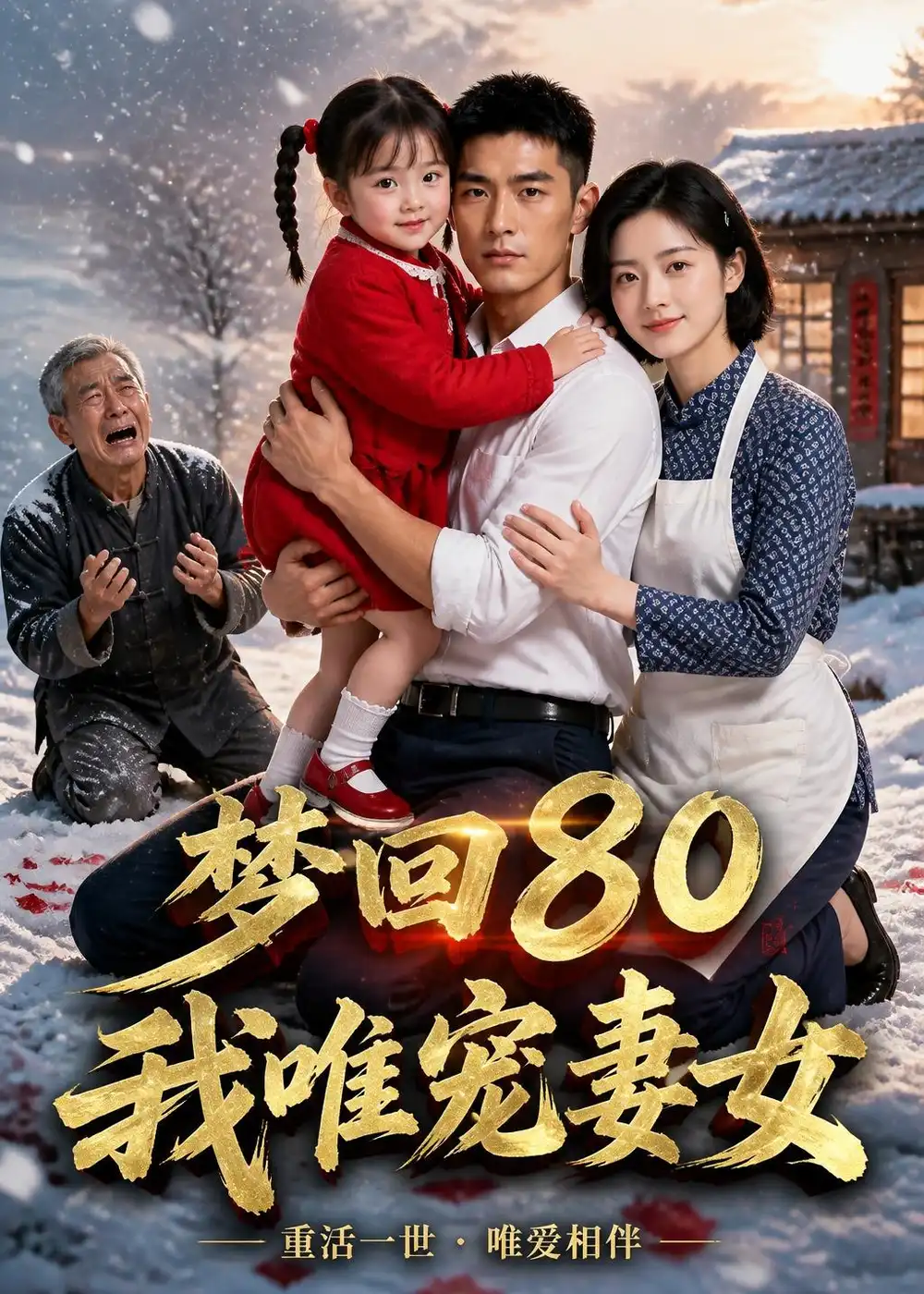 梦回80我唯宠妻女（60集）AI短剧