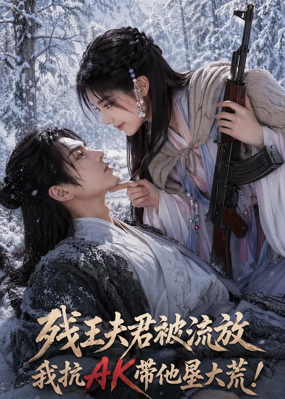 残王夫君被流放我抗AK带他垦大荒（84集）AI短剧