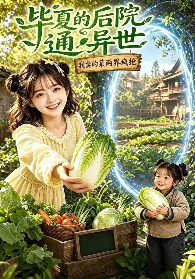 毕夏的后院通异世，我卖的菜两界疯抢（100集）AI短剧