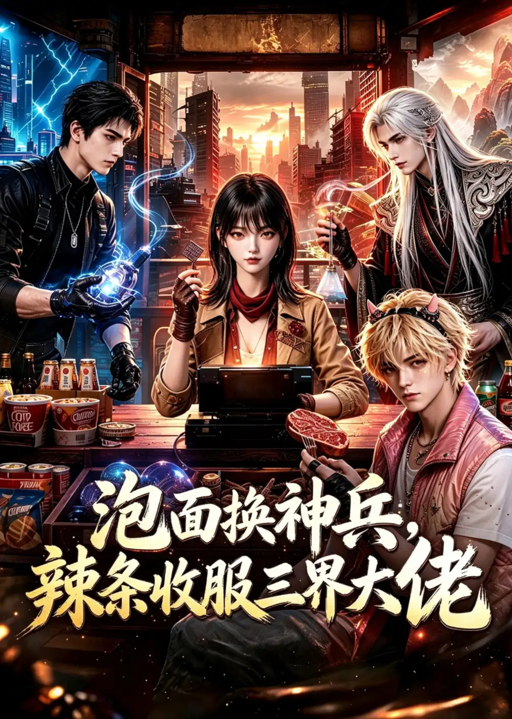 泡面换神兵，辣条收服三界大佬（60集）
