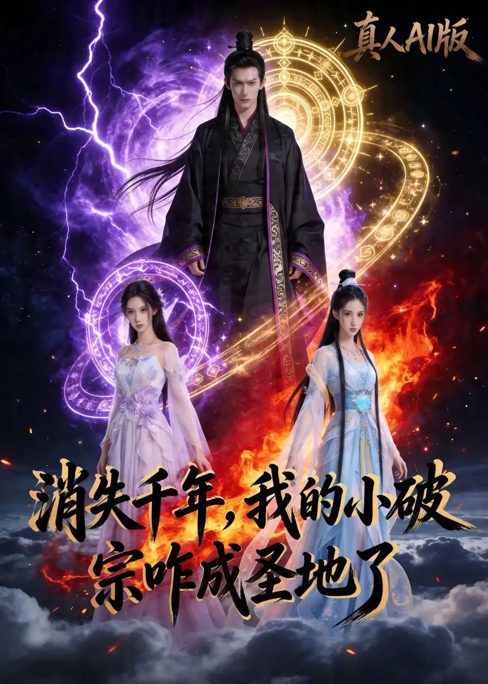 消失千年我的小破宗咋成圣地了真人AI版（66集）Ai短剧