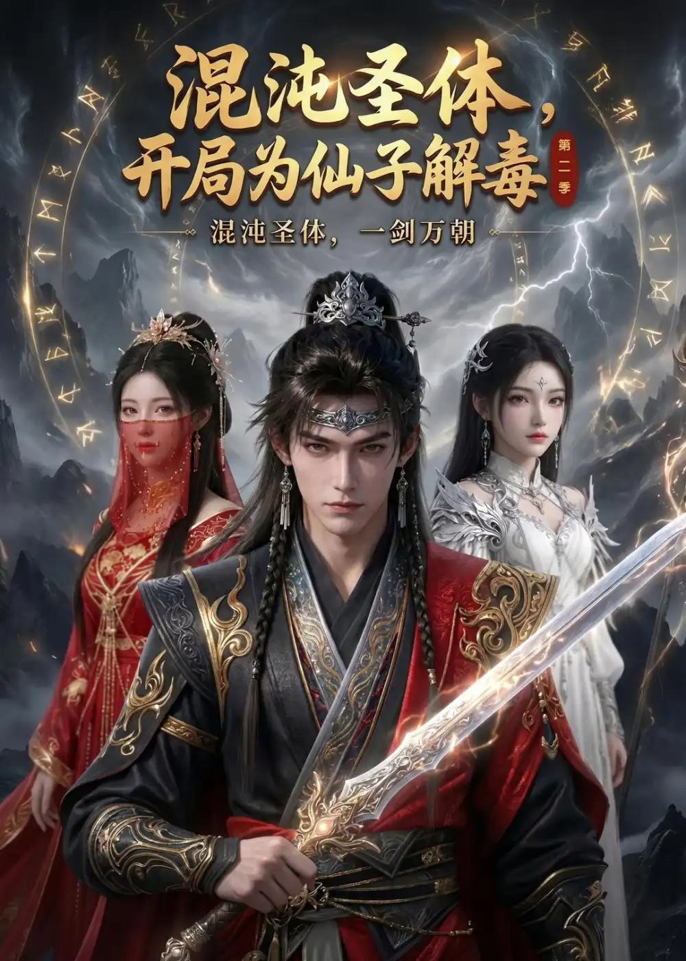 混沌圣体开局为仙子解毒第二季（80集）AI短剧