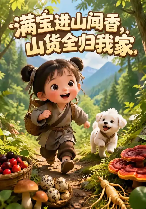 满宝进山闻香，山货全归我家（203集）