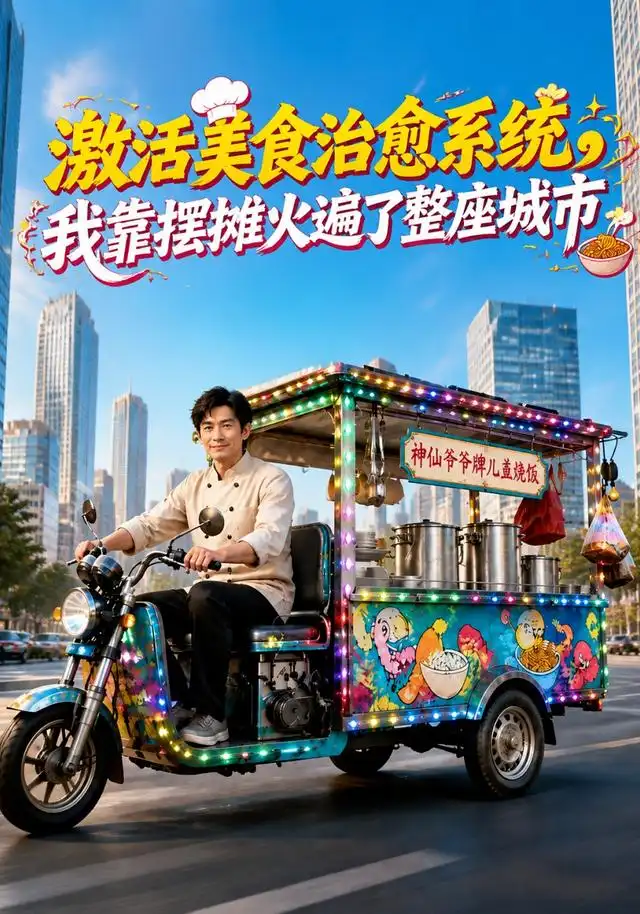 激活美食治愈系统，我靠摆摊火遍了整座城市（177集）AI短剧