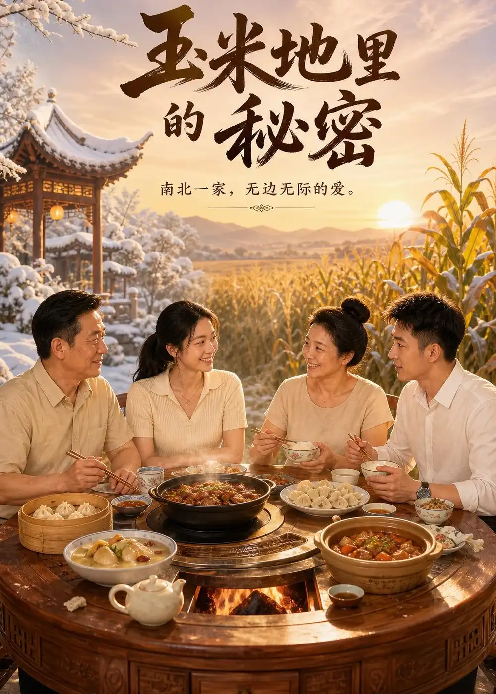 玉米地里的秘密（30集）AI短剧